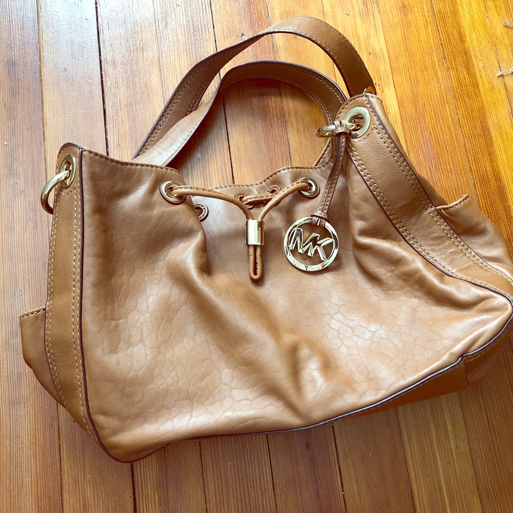 Michael Kors camel colored bag